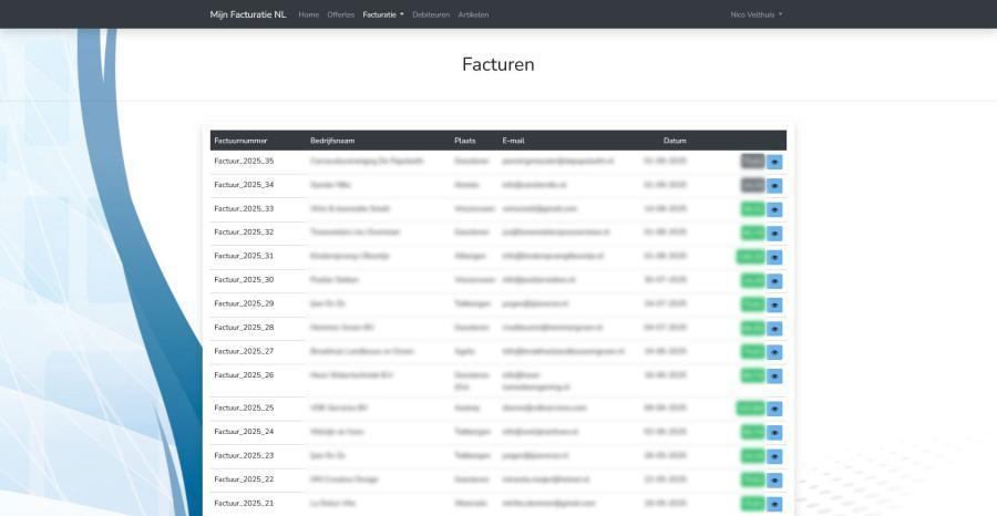 Smart Invoicing & Administration — Mijn-Facturatie 2