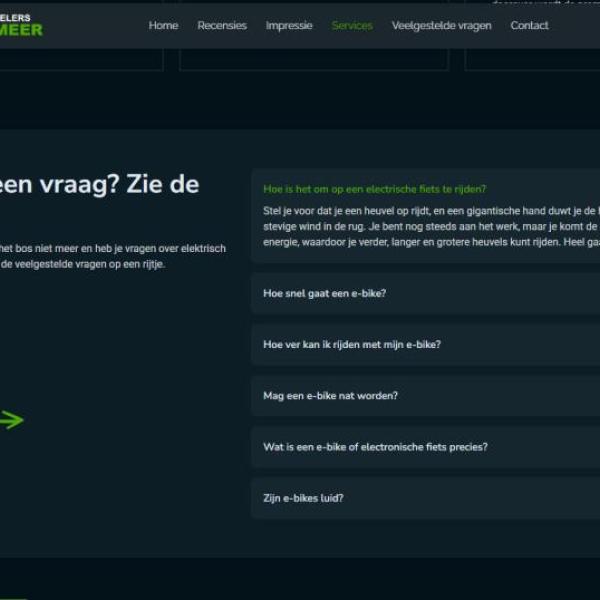 Bicycle Shop Website Development 4