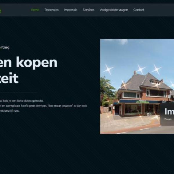Bicycle Shop Website Development 1