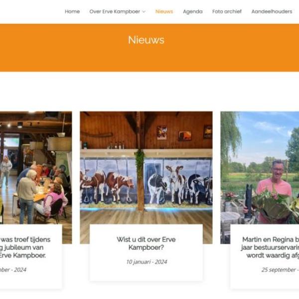 Erve Kampboer Community Website 3
